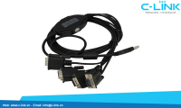 Bộ Chuyển Đổi USB Ra 4 Cổng RS232 UTEK (UT-8814) C-LINK Phân Phối