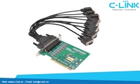 Card PCI Ra 8 Cổng RS232 Công Nghiệp UTEK (UT-768) C-LINK Phân Phối