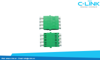 LC-APC-Singlemode-4-Cores-Fiber-Optic-Adapter