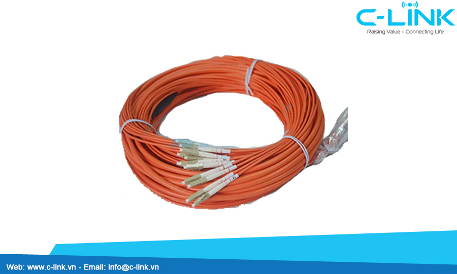12 core LC OM2 Fiber Optic Cable - C-LINK