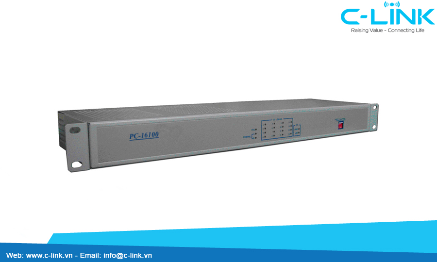 Ethernet Over 16 E1 Converter - Model: H0FL-16100/F16100